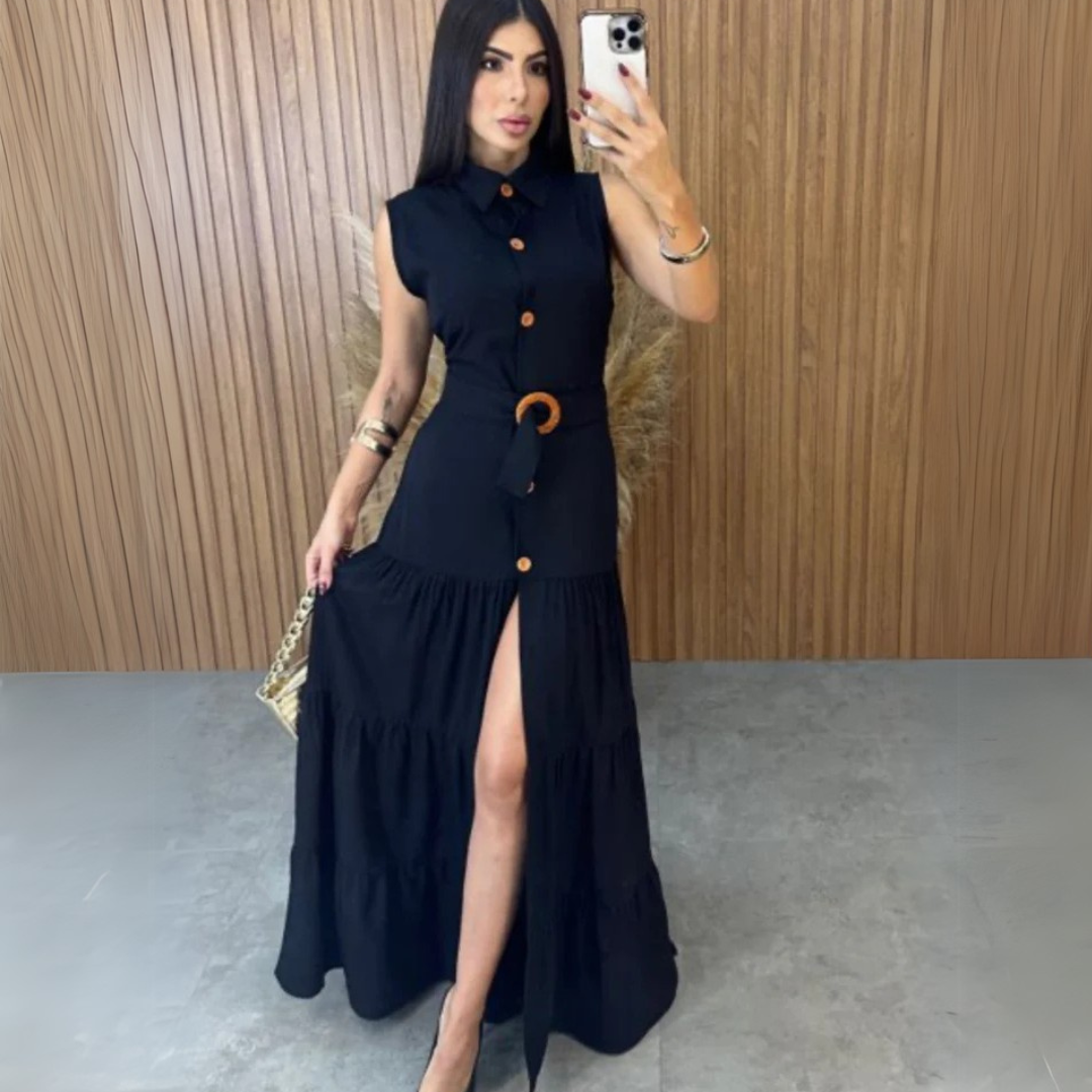 Vestido Carmem - Preto