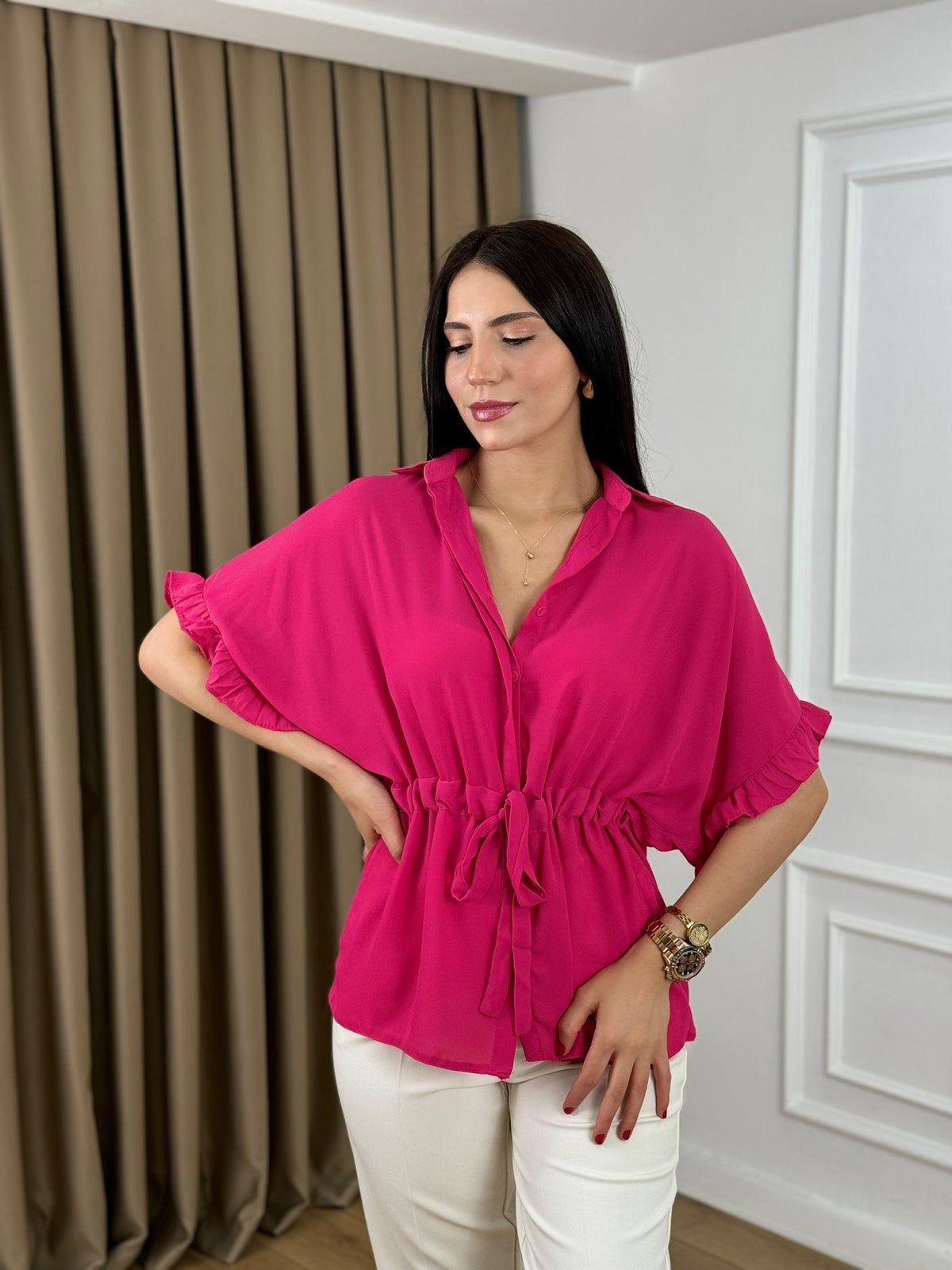 Camisa Brans Chiffon